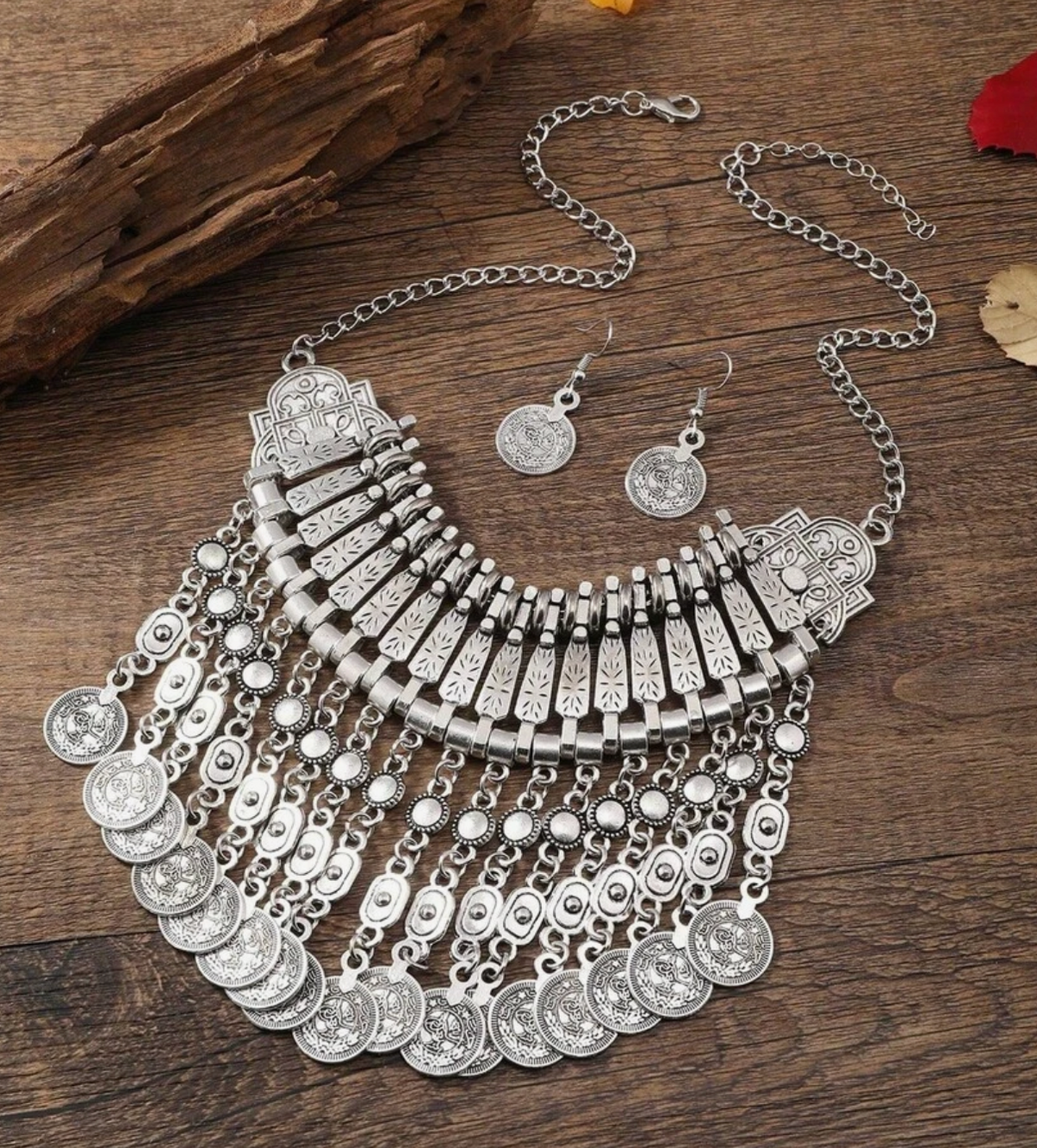 Silver Afghan Jewellery Set